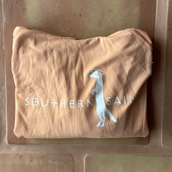 Women's Hooded Semi-Fitted Sun Shirt | Peach size M (runs small) NWOT - Picture 4 of 5